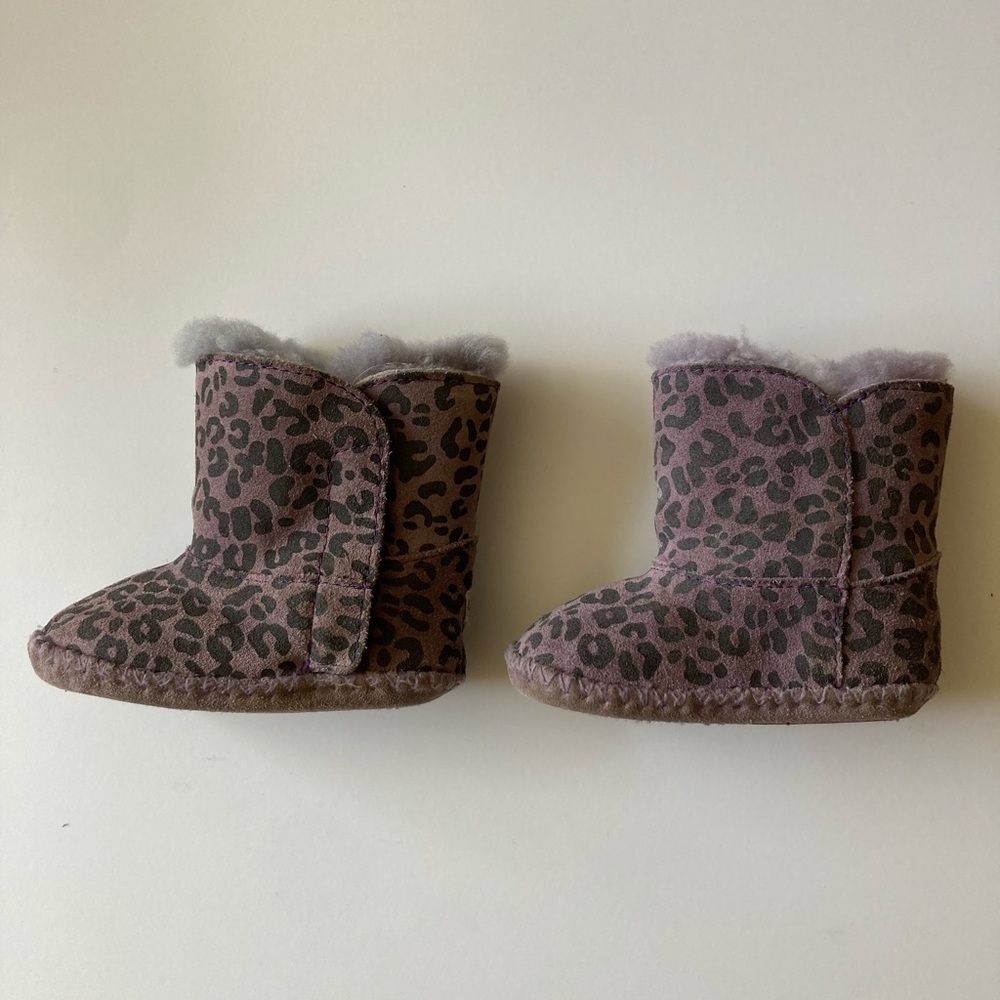 Baby Girl Purple Leopard print Ugg’s